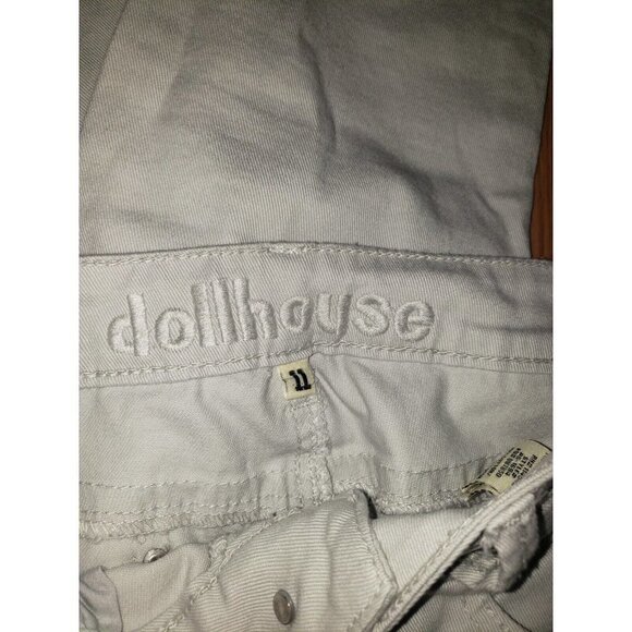Women's DOLLHOUSE Jeans Cream Size 11 Style AS -1694 - Picture 3 of 6